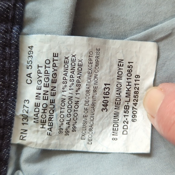 Lee Slender Secret Stretch Embellished Bootcut Jeans 8M Blue - Picture 4 of 16